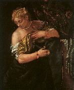  Paolo  Veronese Lucretia Stabbing Herself oil painting